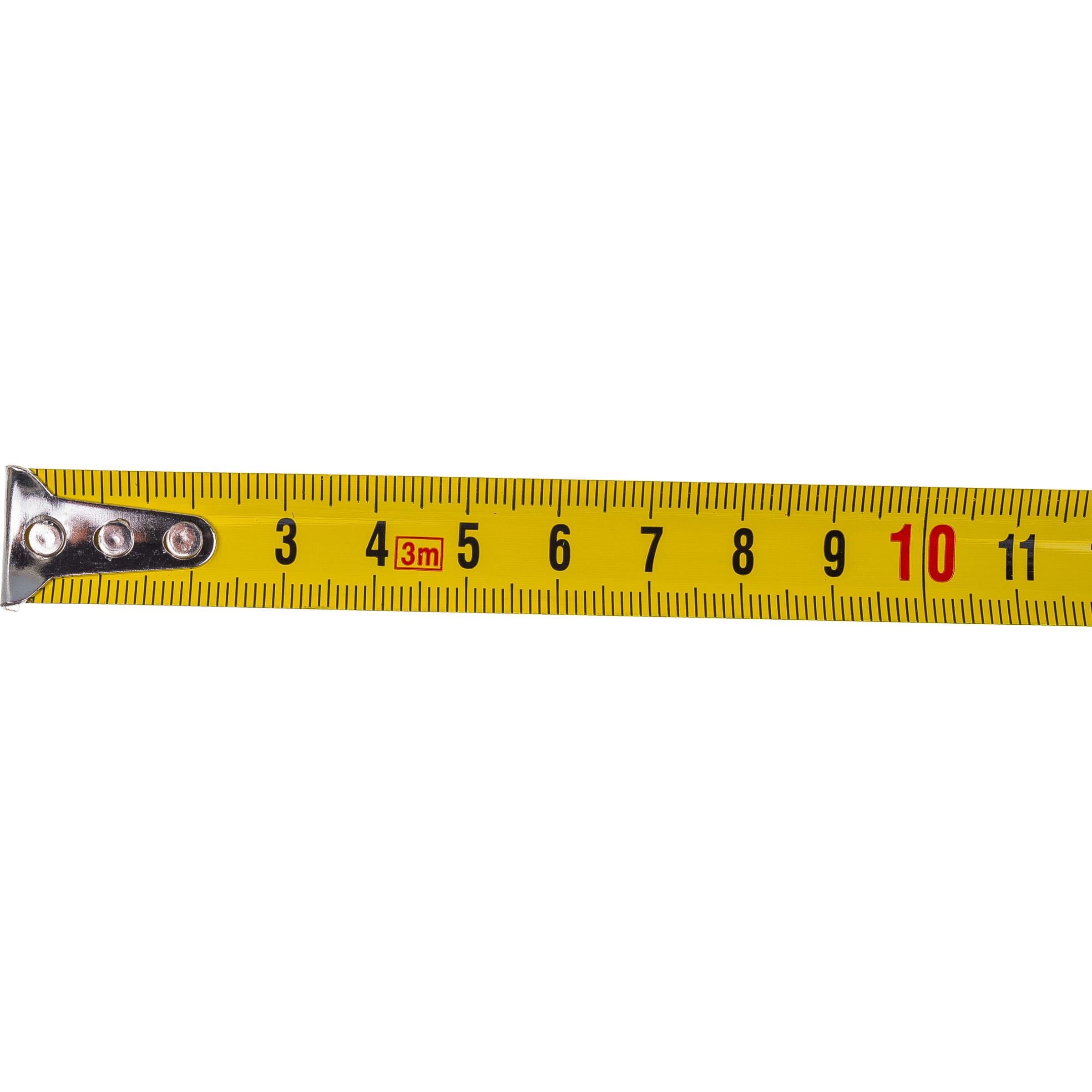 Рулетка прорез. корпус "Хард" 10 м ширина ленты 25мм — изображение 5