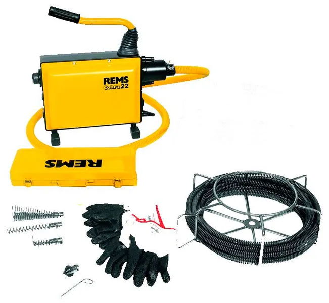"Прочистная машина ""Кобра 22"" + спираль 16мм (Rems 172010)"