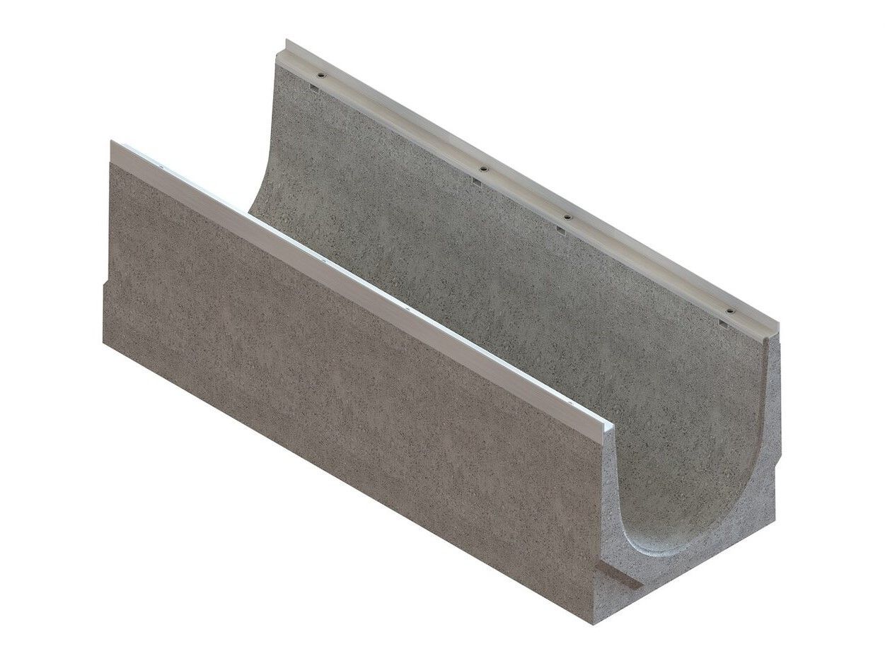 Лотки водоотводные бетонные BetoMax Drive DN300 каскадом h260-h410 под решетку кл.D400,E600 — изображение 3