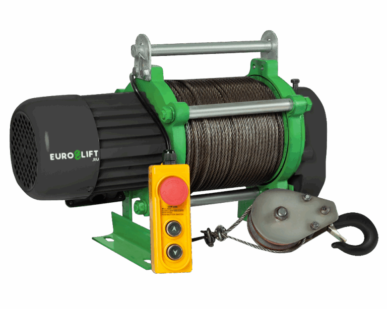 Лебедка электрическая KCD 300/600 кг, 70/35 м 380В