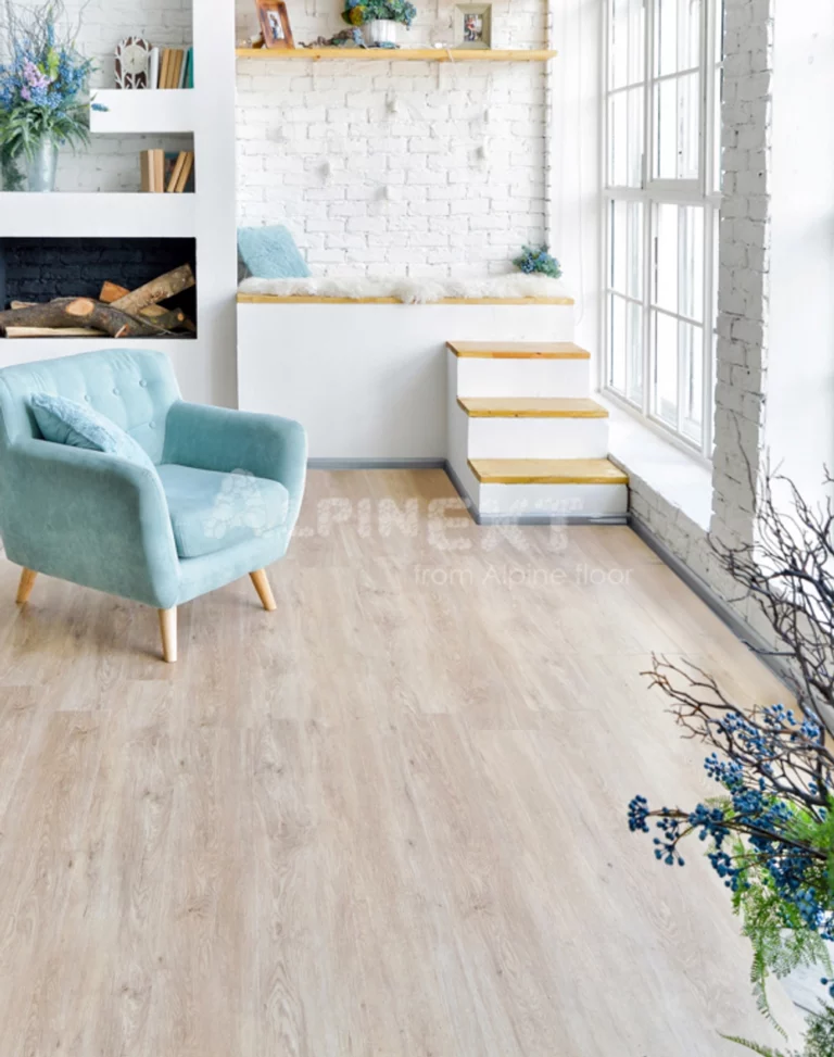 Виниловый ламинат Alphin Floor Ultra клеевой Дуб Кремовый 2 мм (упак = 4,49 м2) — изображение 2