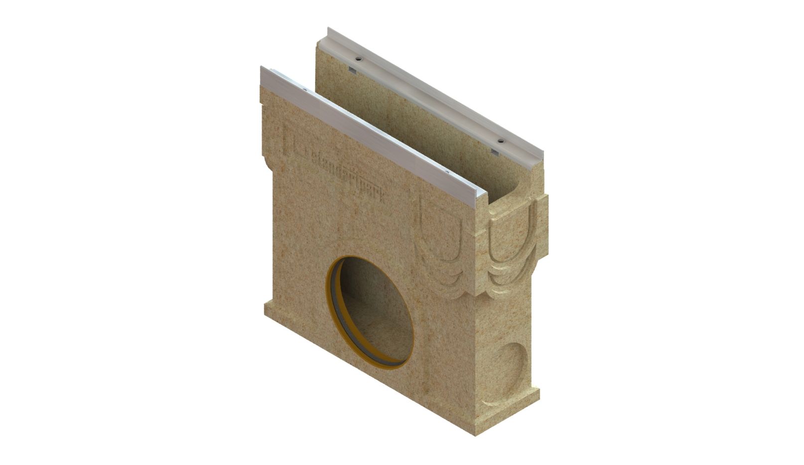 Пескоуловитель полимербетонный CompoMax Drive DN100 под решетки кл.С250, D400, E600 — изображение 2