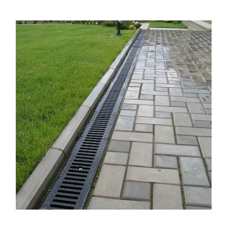 Лоток водоотводный Standartpark Basic DN100, 1000х140х100 мм, полимербетон 7030 — изображение 6