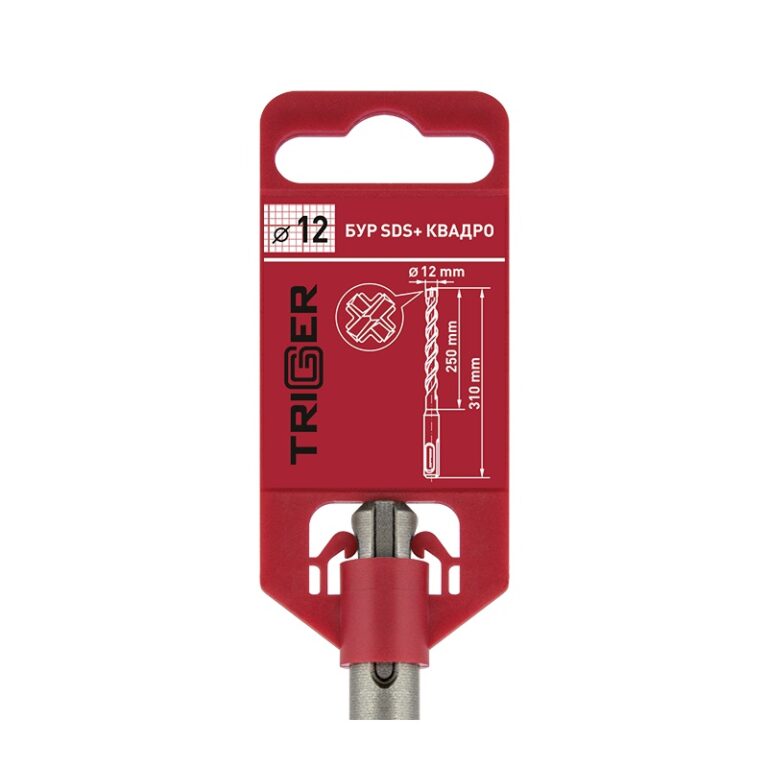 Бур Trigger Quadro 78495 SDS+ 12х250/310 мм — изображение 4