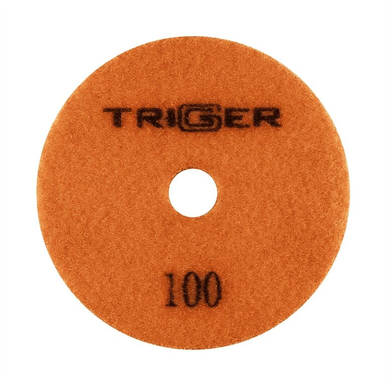 Алмазный гибкий шлифовальный круг Trigger 70722 №100 100мм, рабочий слой 3мм (мокр. шлиф.) — изображение 3