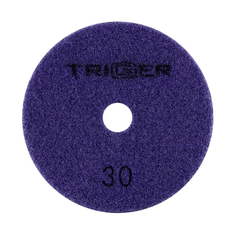 Алмазный гибкий шлифовальный круг Trigger 70730 №30 100мм, рабочий слой 3мм (сух. шлиф.) — изображение 3