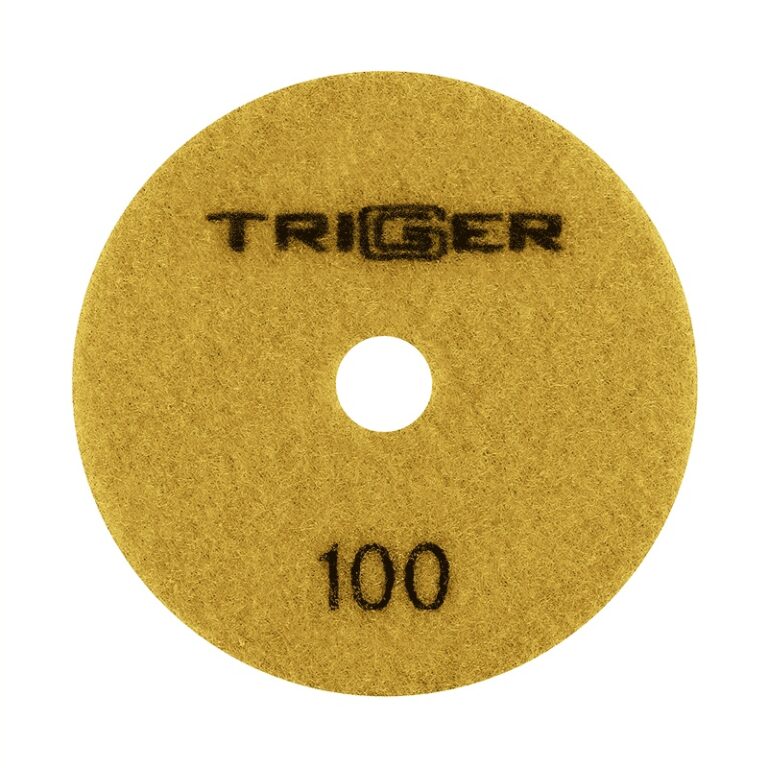Алмазный гибкий шлифовальный круг Trigger 70732 №100 100мм, рабочий слой 3мм (сух. шлиф.) — изображение 3