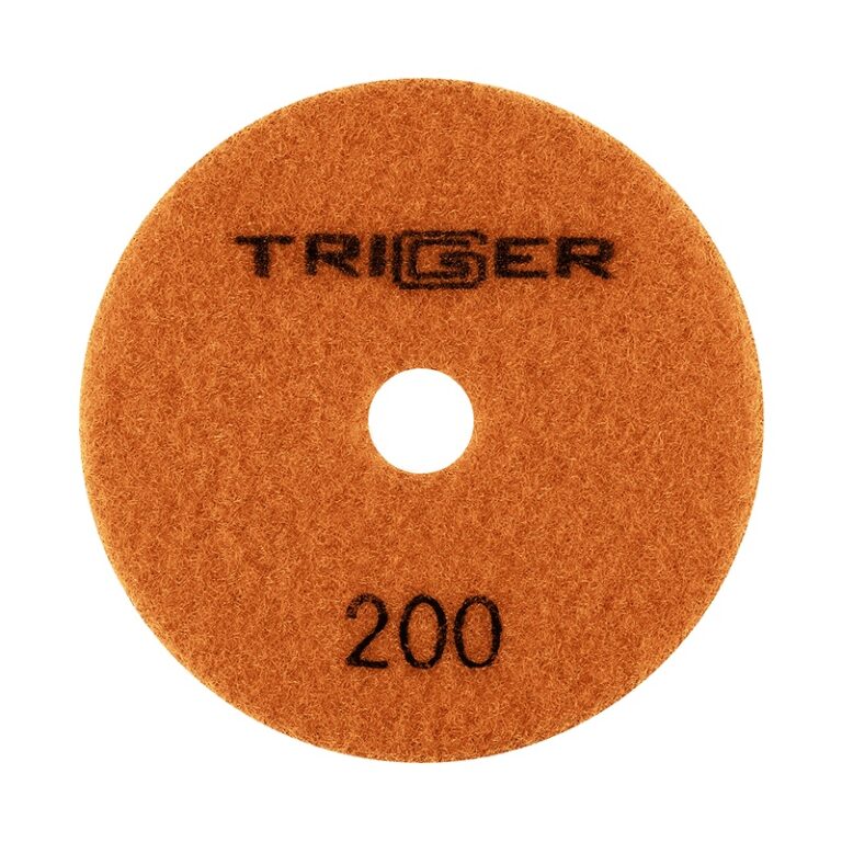 Алмазный гибкий шлифовальный круг Trigger 70733 №200 100мм, рабочий слой 3мм (сух. шлиф.) — изображение 3