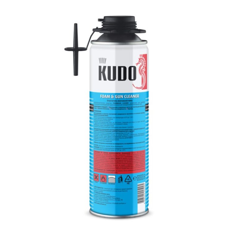 Очиститель монтажной пены Kudo Home Foam&Gun Cleaner (0,65 л) — изображение 3