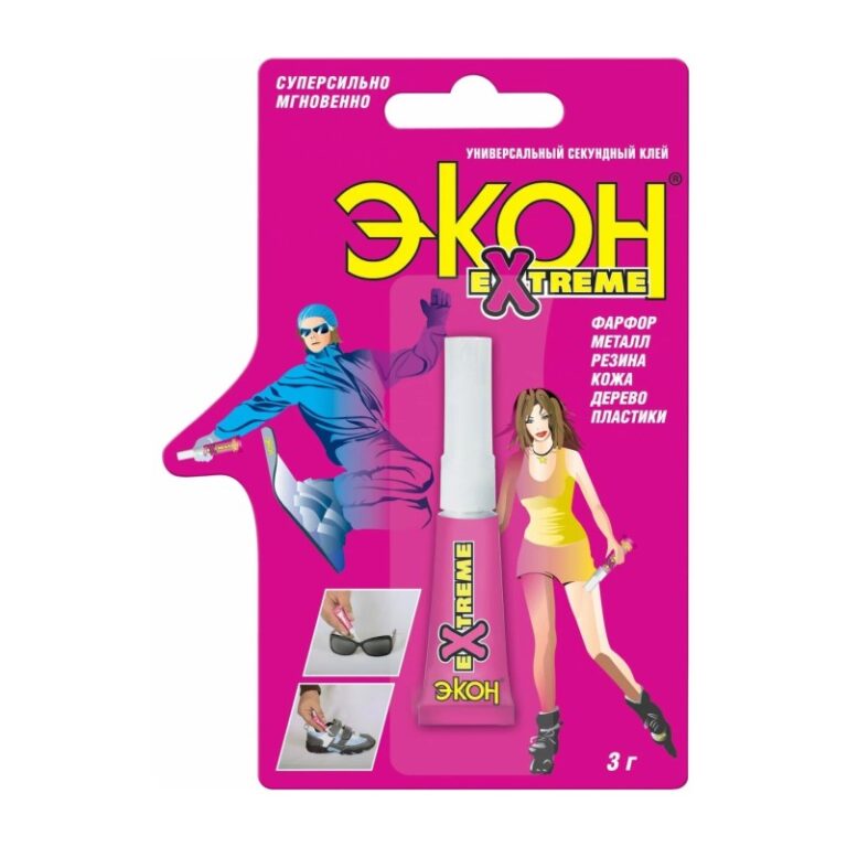 Клей секундный Экон Экстрим (3 г) на блистер-карте — изображение 3