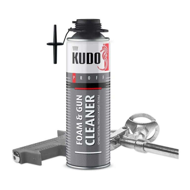 Очиститель монтажной пены Kudo Proff Foam&Gun Cleaner (0,65 л) — изображение 3