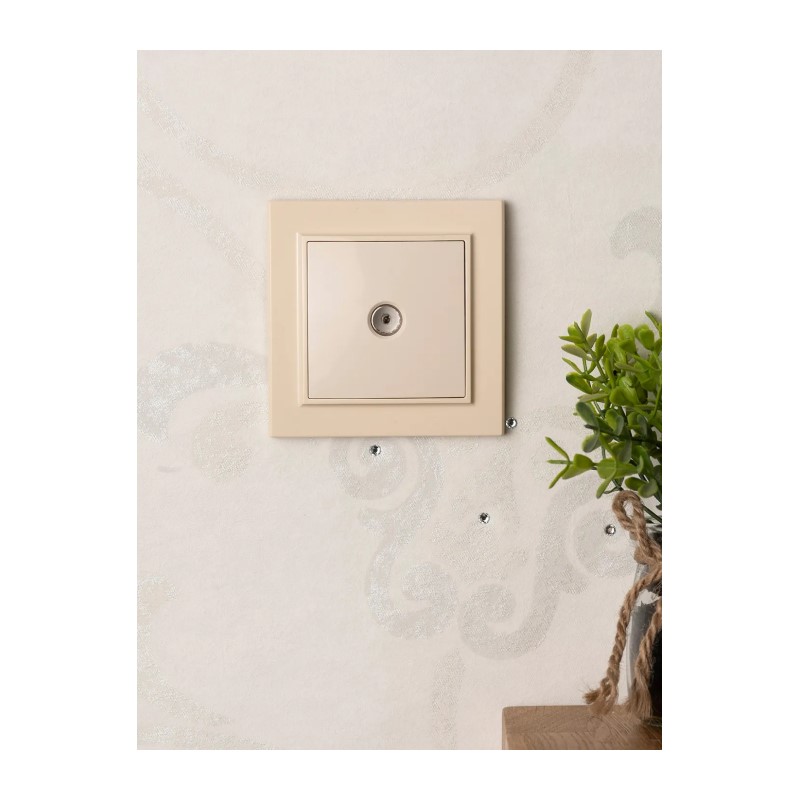 Розетка телевизионная TV с/у Минск ERA00-027-20, 1 гнездо, бежевая — изображение 4