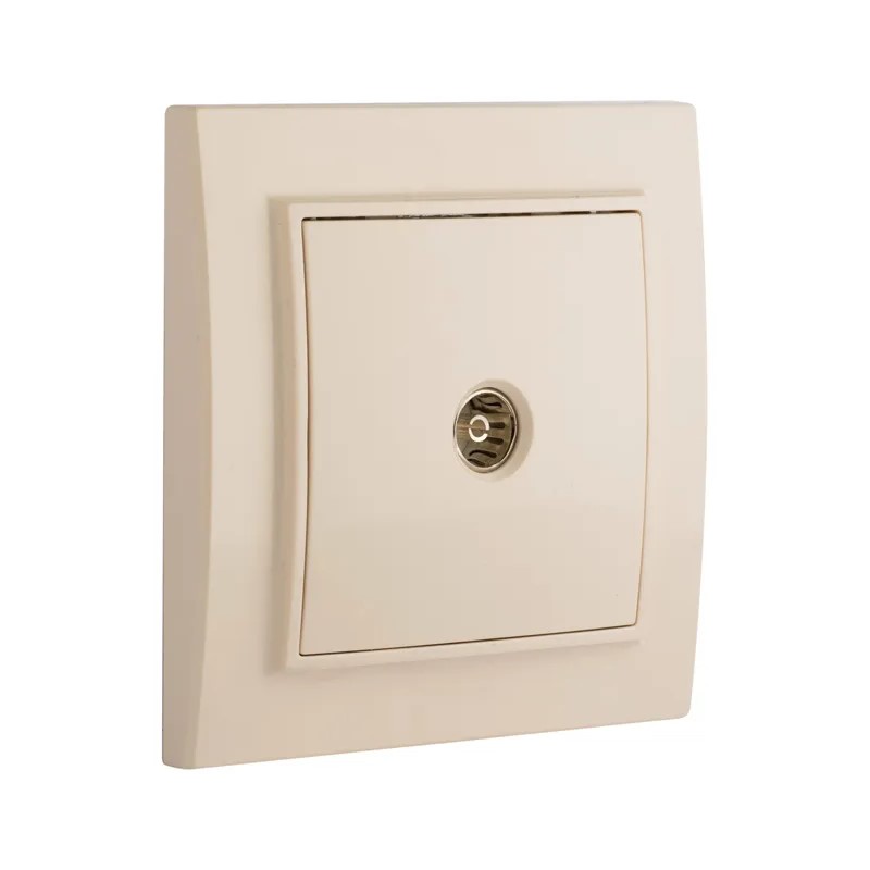 Розетка телевизионная TV с/у Минск ERA00-027-20, 1 гнездо, бежевая — изображение 2