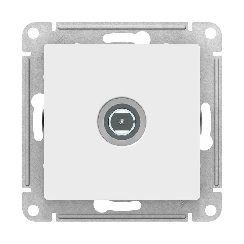 Розетка телевизионная TV с/у Atlasdesign ATN000193, 1 гнездо, белая — изображение 3