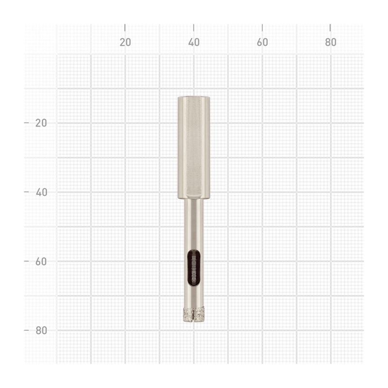 Сверло-коронка алмазная по керамогран. Trigger 77665, 6х65 мм (2 шт.) — изображение 6