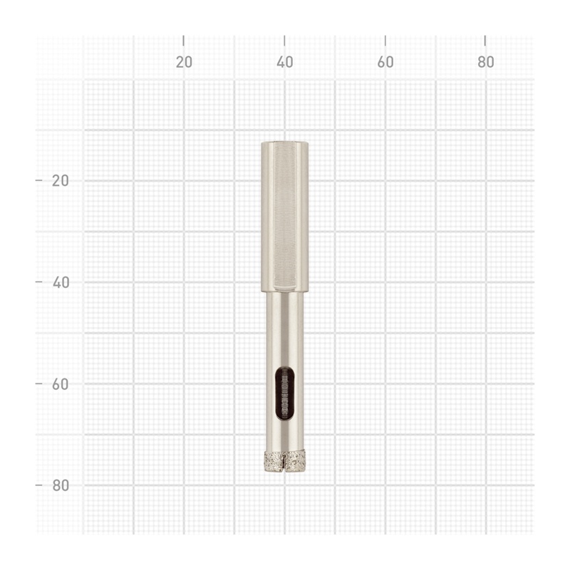 Сверло-коронка алмазная Trigger 77865 8х65мм (2 шт.) — изображение 7
