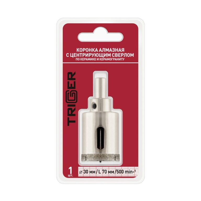 Коронка алмазная Trigger 78030 30х70мм — изображение 6