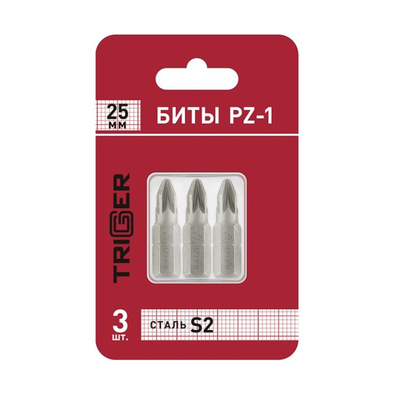Биты Trigger 84963 Профи PZ-1 25 мм (3 шт.) — изображение 5