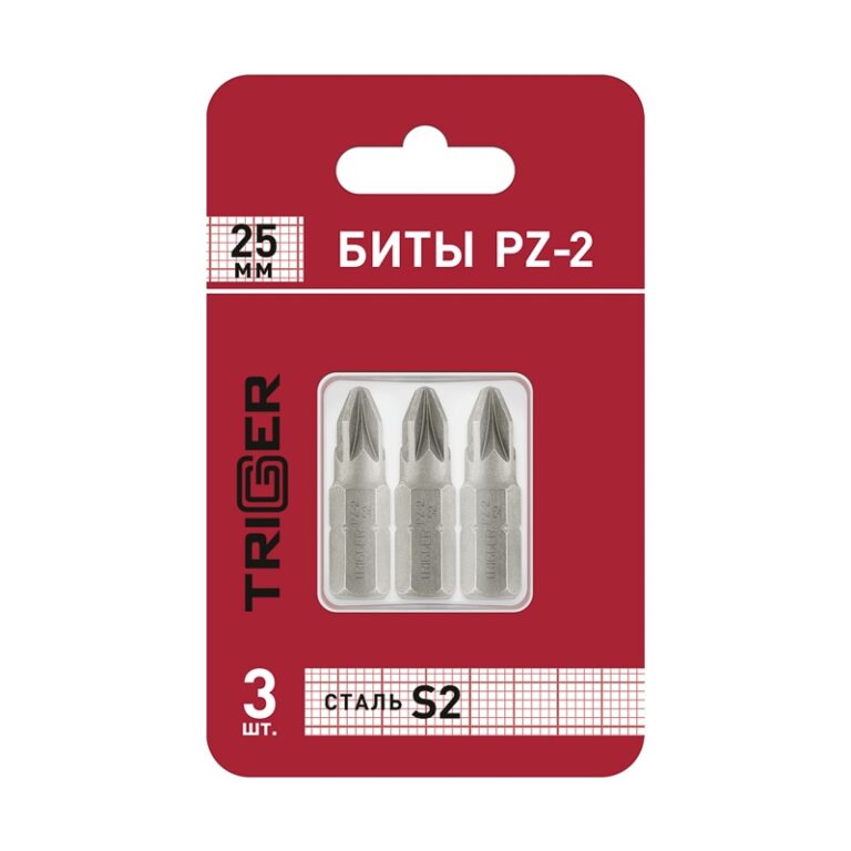 Биты Trigger 84964 Профи PZ-2 25 мм (3 шт.) — изображение 5