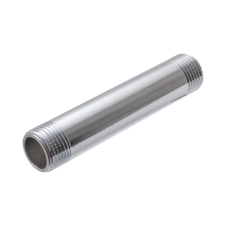 Ниппель (бочонок) удлинительный 1/2" НР x 80(100) мм, хром — изображение 2