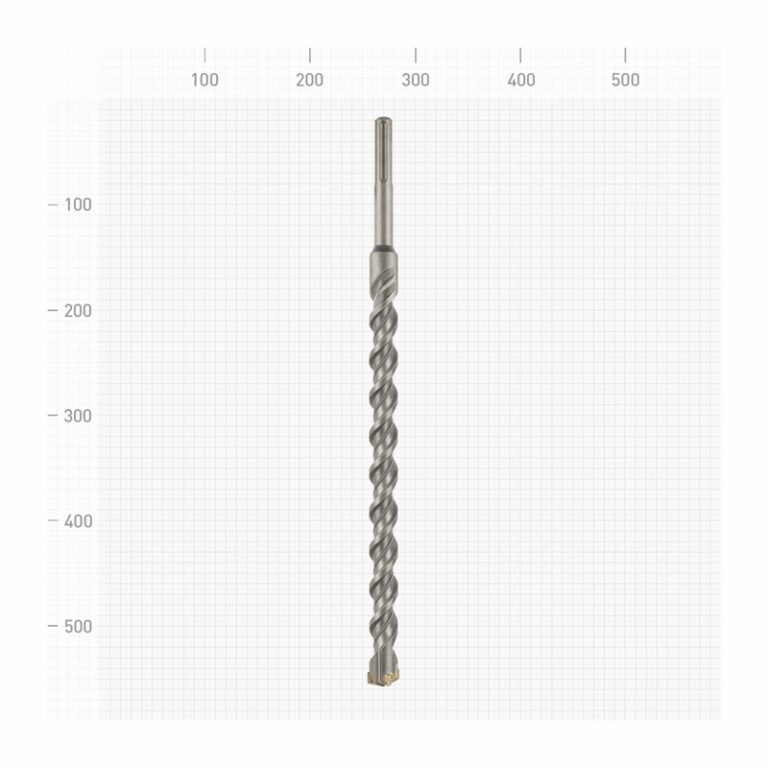 Бур Trigger 88012 SDS-Max (двойная спираль, 4 резца), 32х415/540 мм — изображение 5