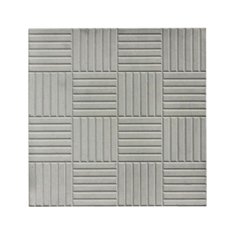 Плитка тротуарная Паркет, серая (300х300 мм) — изображение 3