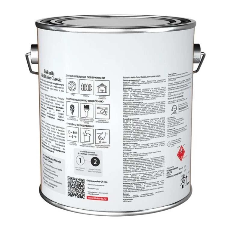 Антисептик Tikkurila Valtti Color Classic EC бесцветный (2,7 л) — изображение 3