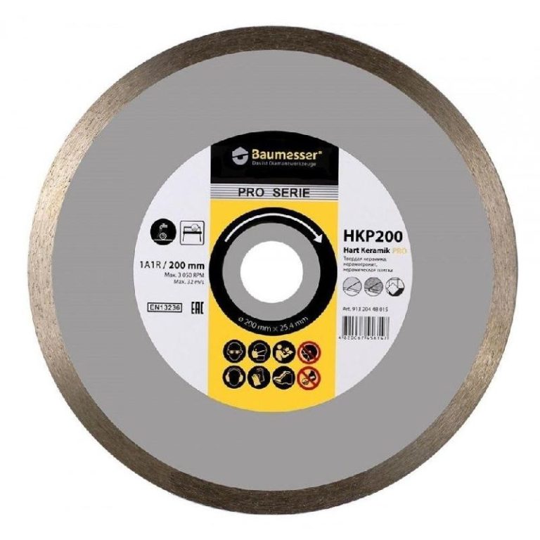 Круг алмазный 1A1R 250x1.7x10x25.4 Baumesser Hart Keramik PRO