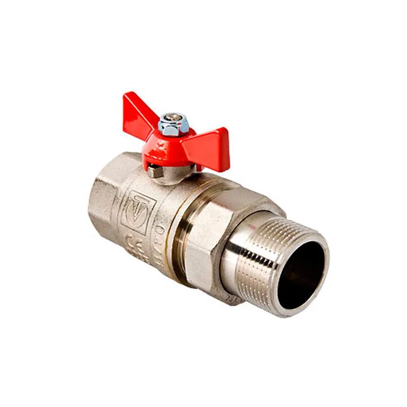 Кран шаровой VALTEC BASE с полусгоном VT.227.N.04 1/2" ВР-НР