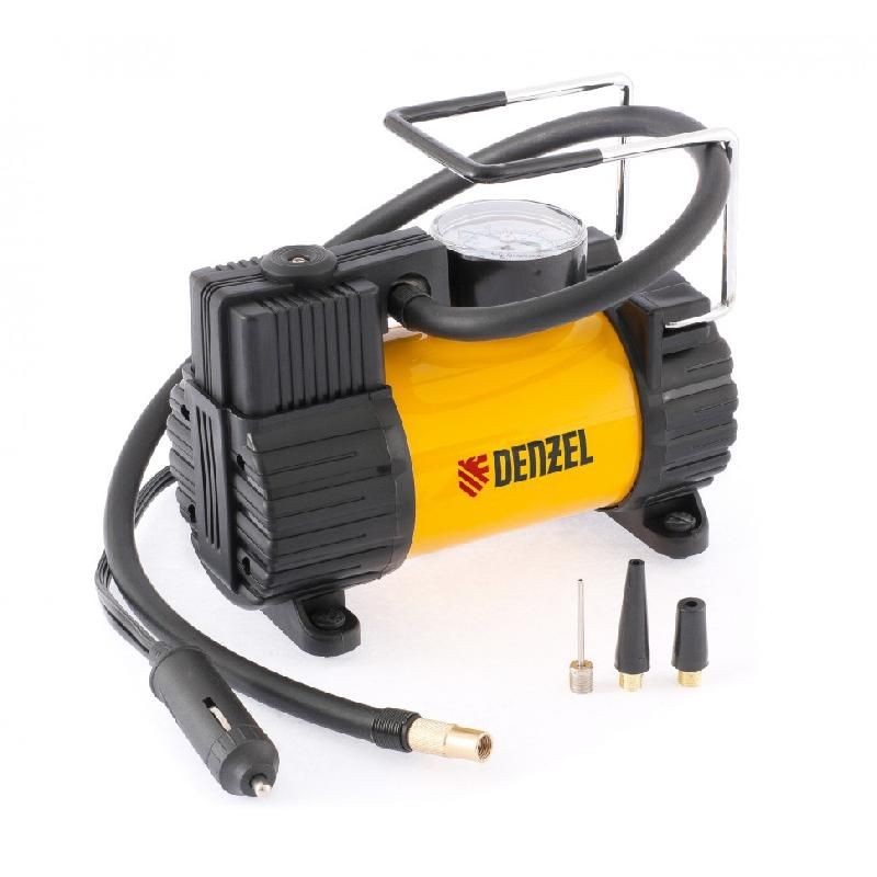 Компрессор автомобильный AC-37, 12 В, 7 атм, 37 л/мин. DENZEL