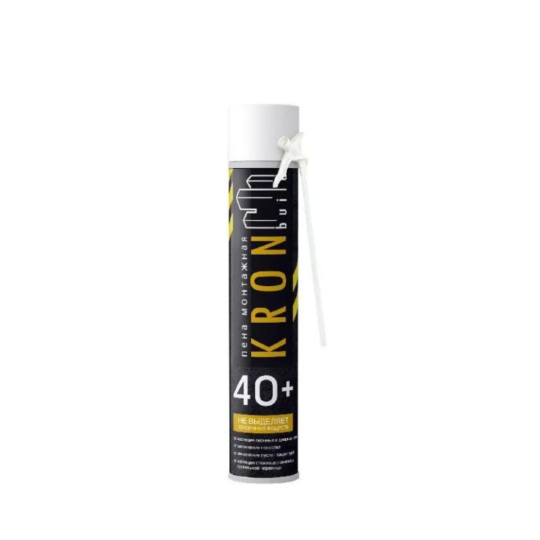 Пена монтажная KRONbuild 40+ бытовая (12шт/кор)