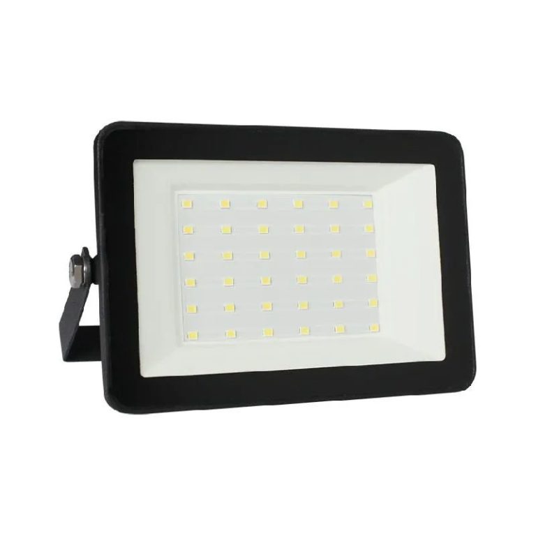 Прожектор светодиодный RSV-SFL-3-300W-6500K, 6500K, 300 W SMD, IP 65,цвет чёрный, слим