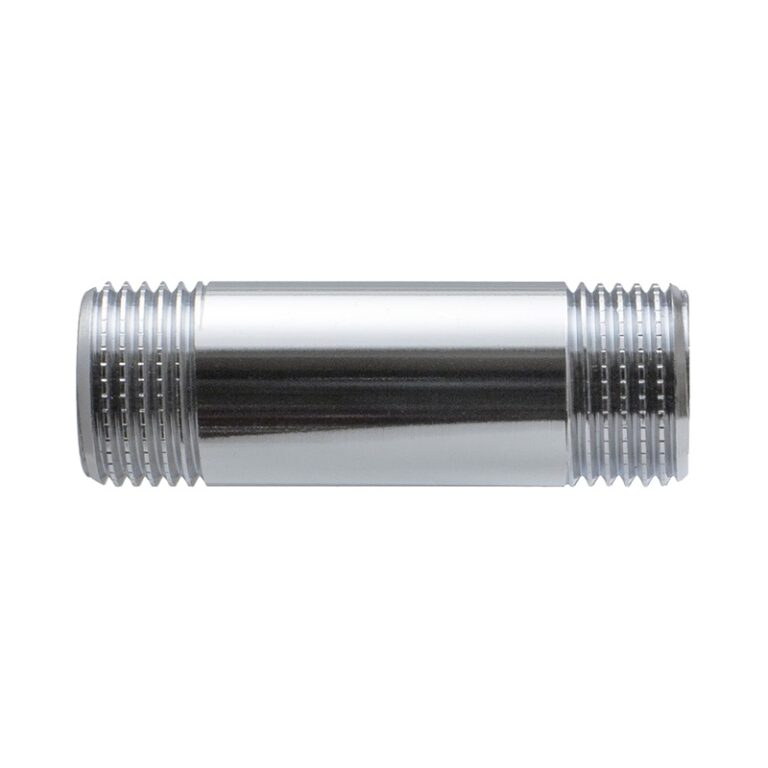 Ниппель (бочонок) удлинительный 1/2" НР x 30(50) мм, хром — изображение 2
