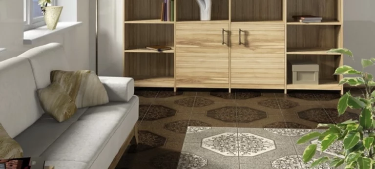Плитка напольная Beryoza Ceramica Полонез серо-белый 418*418 мм (1,40 м2) — изображение 2