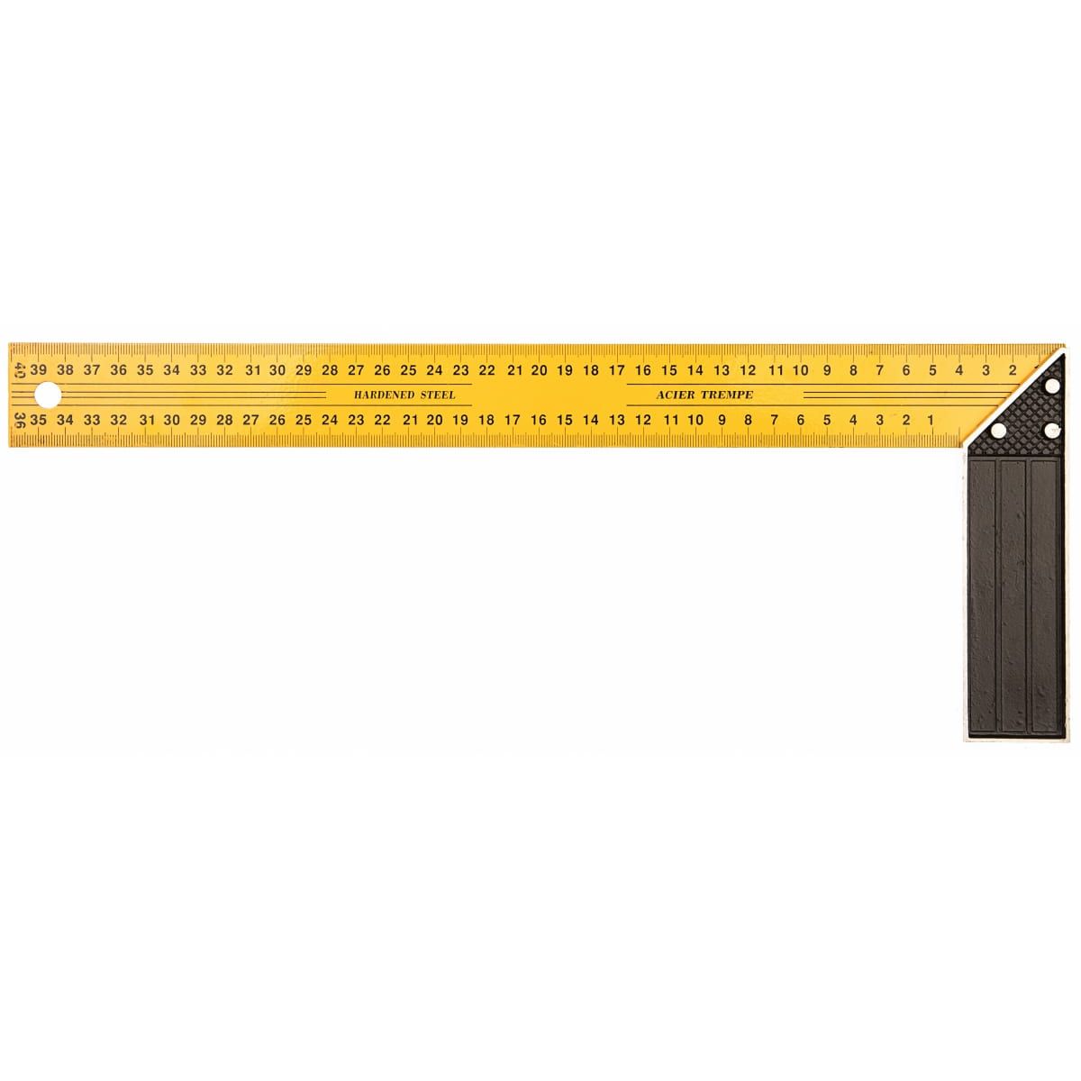 Угольник столярный металлический Профи желтый 400 — изображение 4