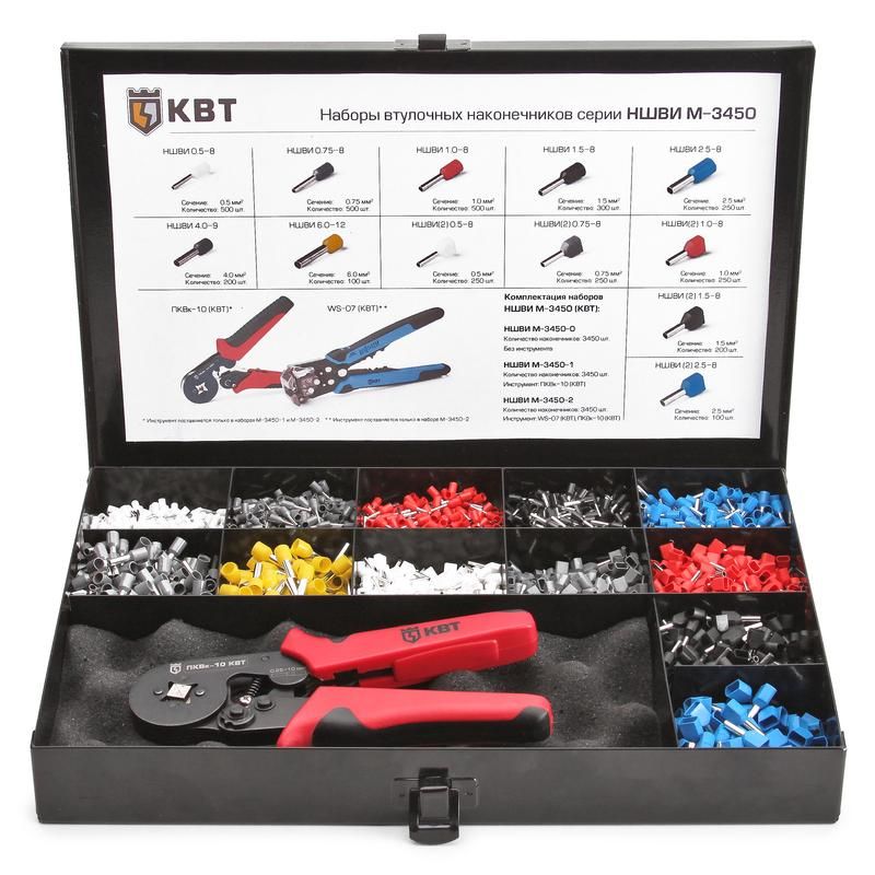 Наборы втулочных наконечников М-3450-1 (КВТ)