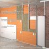 Звукоизоляция межкомнатной перегородки "Стандарт" Толщина 100 мм, RW = 52-54 дБ