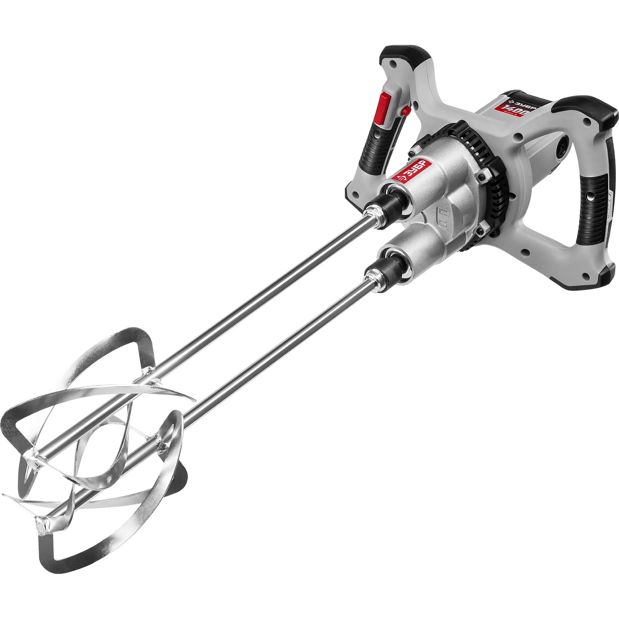 Миксер ЗУБР МРД-1400 строительный, двойной, 1400 Вт, 0-520 об/мин, перемешивание "сверху-вниз" — изображение 3