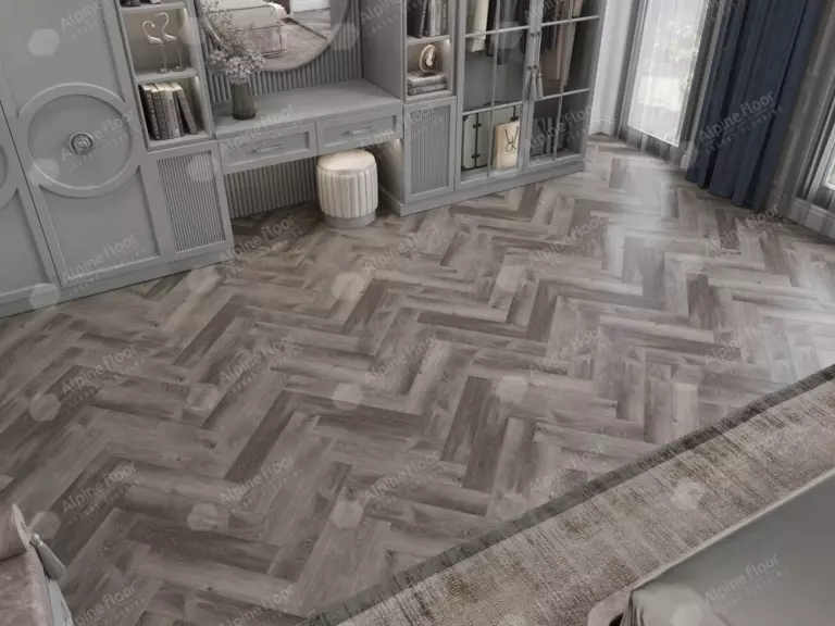 Виниловый ламинат Alphin Floor Parquet Light Дуб Мерга 4 мм (упак = 1,95 м2) — изображение 2