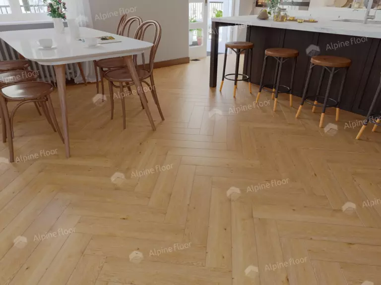 Виниловый ламинат Alphin Floor Parquet Light Дуб Хатиса 4 мм (упак = 1,95 м2) — изображение 2