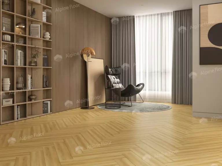 Виниловый ламинат Alphin Floor Parquet Light Дуб Поллукс 4 мм (упак = 1,95 м2) — изображение 2