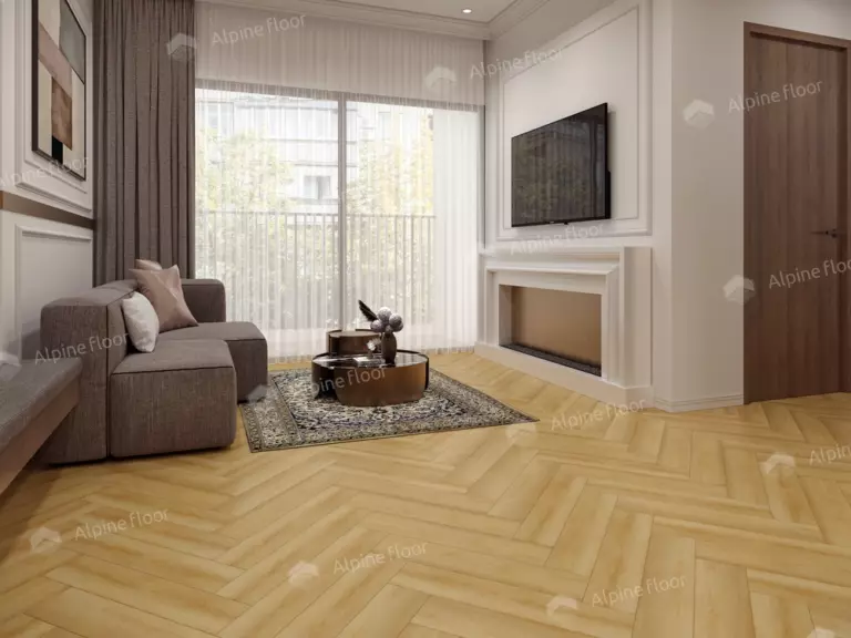 Виниловый ламинат Alphin Floor Parquet Light Дуб Батейн 4 мм (упак = 1,95 м2) — изображение 2