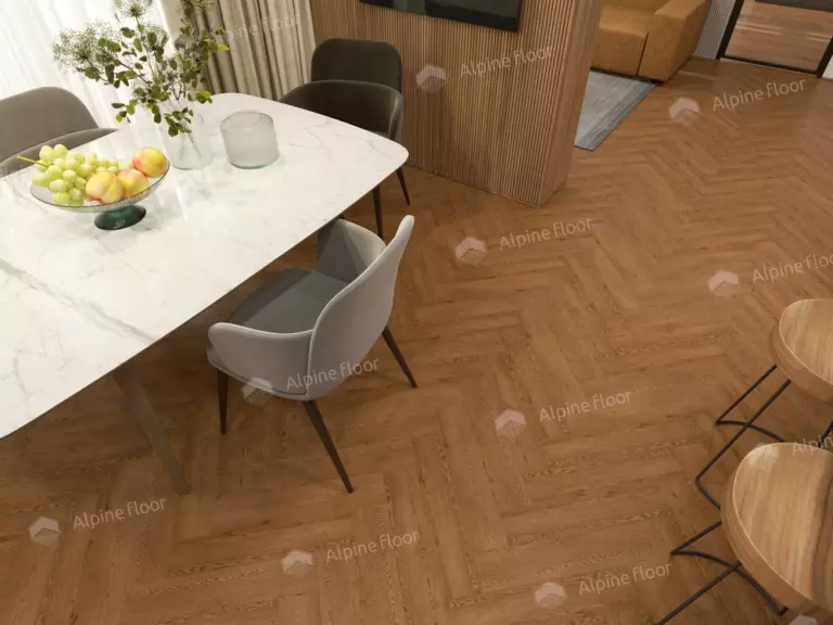 Виниловый ламинат Alphin Floor Parquet Light Дуб Селена 4 мм (упак = 1,95 м2) — изображение 2