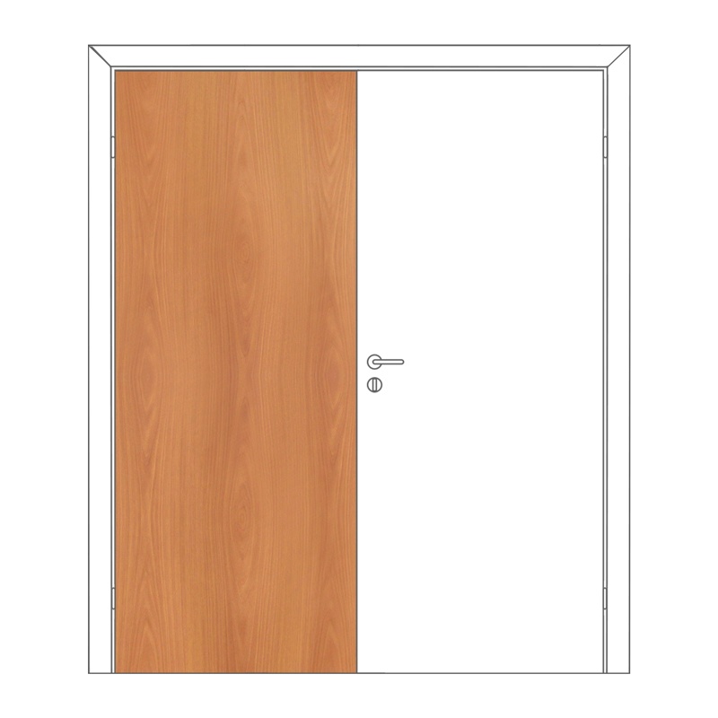 Полотно дверное ответка Olovi, глухое, миланский орех, б/п, с/ф (600х2000 мм) — изображение 5