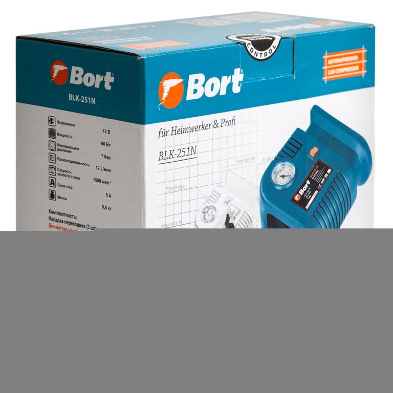 Компрессор автомобильный BORT BLK-251N — изображение 8