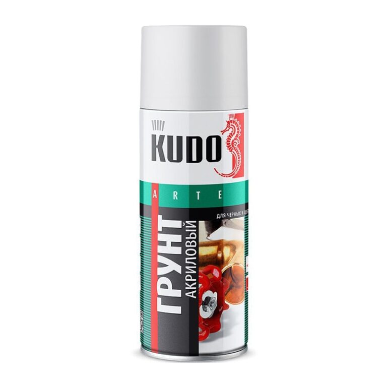 Грунт универсальный акриловый Kudo KU-2101 серый (0,52 л) — изображение 2