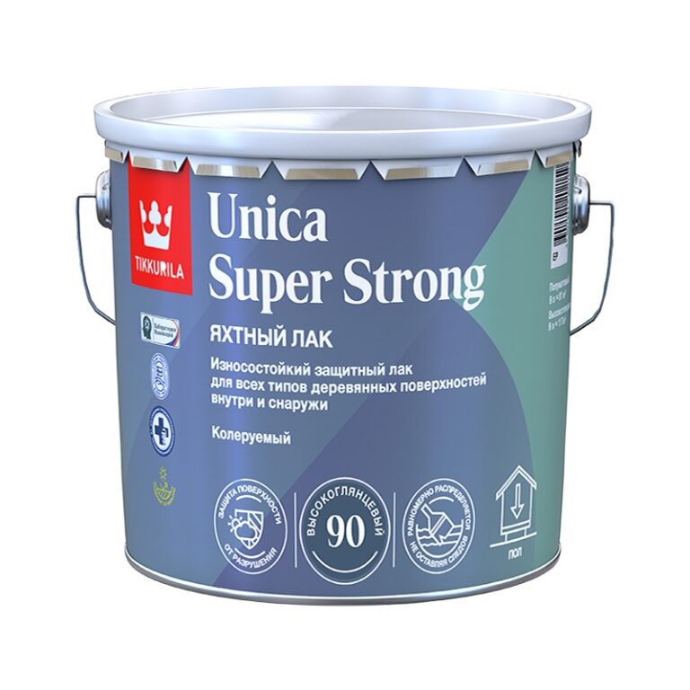 Лак Tikkurila Unica Super Strong EP глянцевый (9 л) — изображение 2