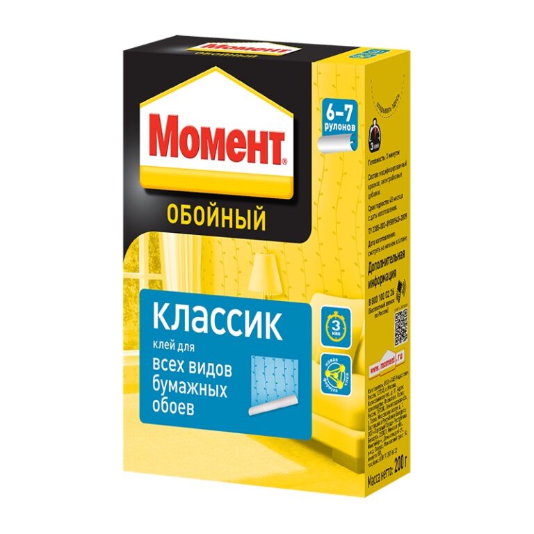 Клей для обоев Момент Классик (200 г) — изображение 2