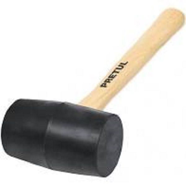 Киянка резиновая 910гр, деревянная рукоятка 111605