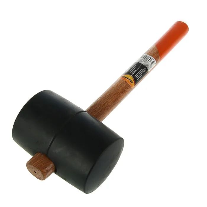 Киянка резиновая 910гр, деревянная рукоятка 111605 — изображение 5